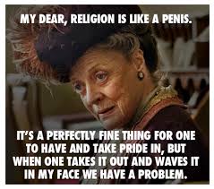 religion is like a penis 1